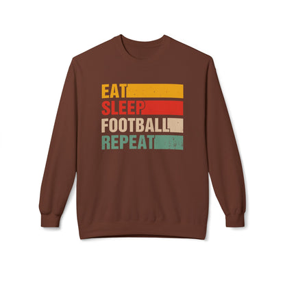 Eat Sleep Football Repeat Sweatshirt