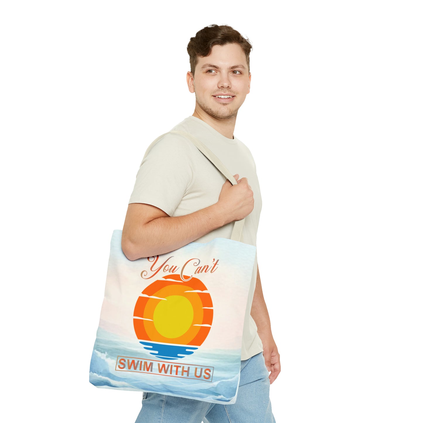 Witty Swimming Tote Bag