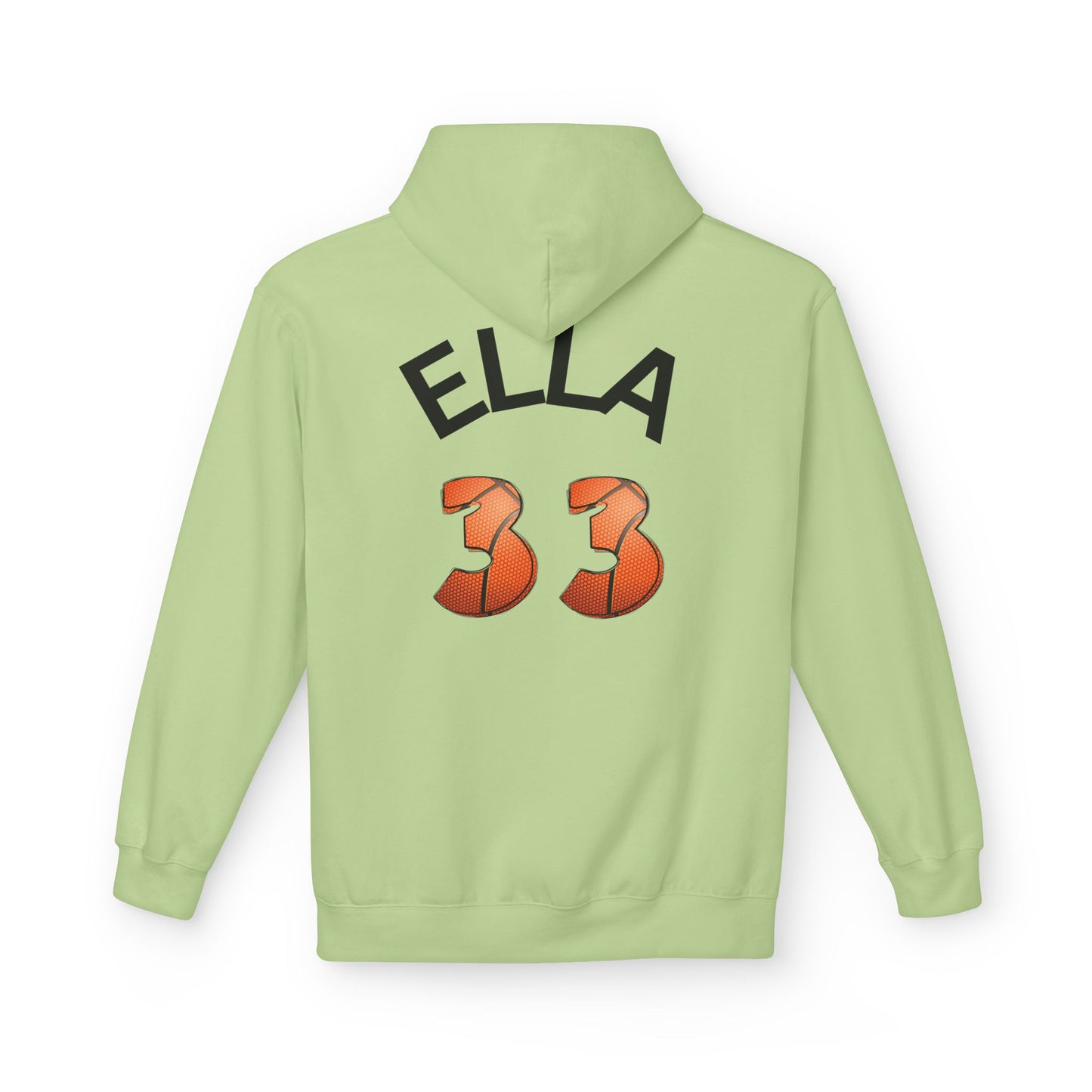 Personlised Name & Number Basketball mama Ribbon Hoodie