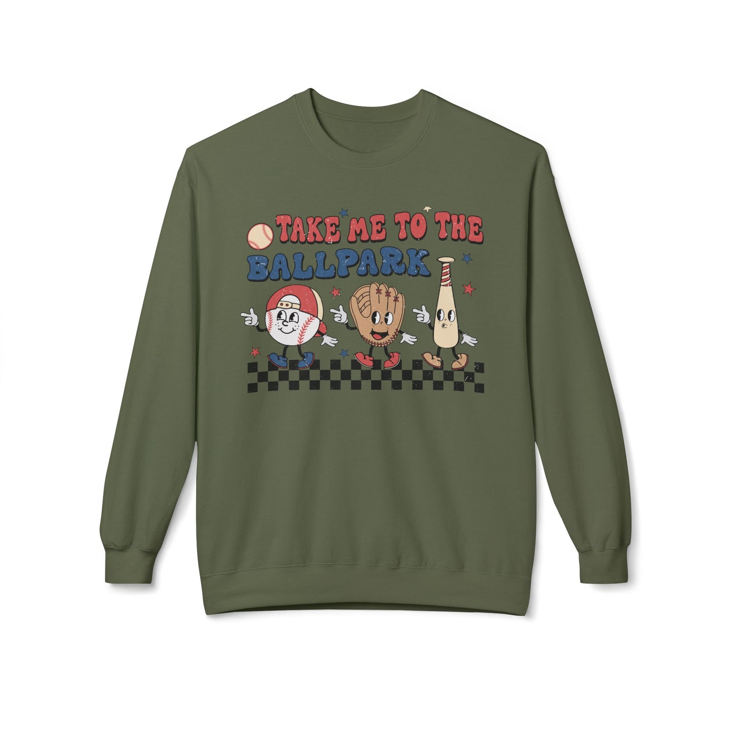 Take'Me to the BallPark Baseball Sweatshirt