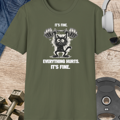 It's Fine Cat T‑Shirt