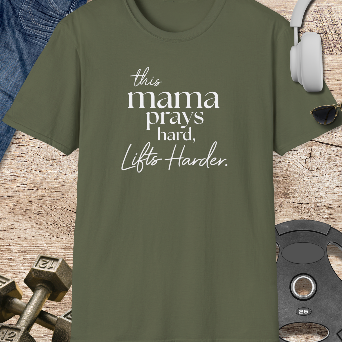 Mama Prays Hard T-Shirt