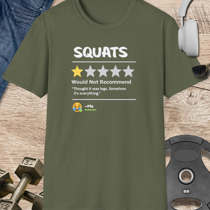 Squats Review T-Shirt
