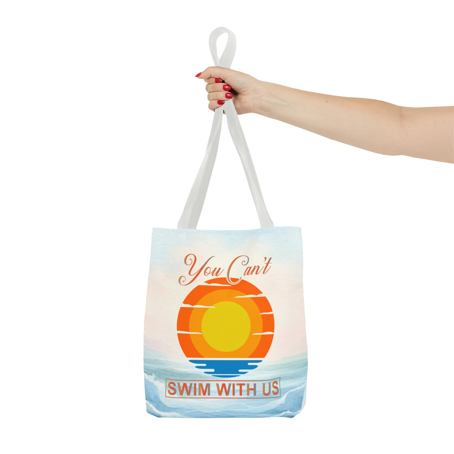 Witty Swimming Tote Bag