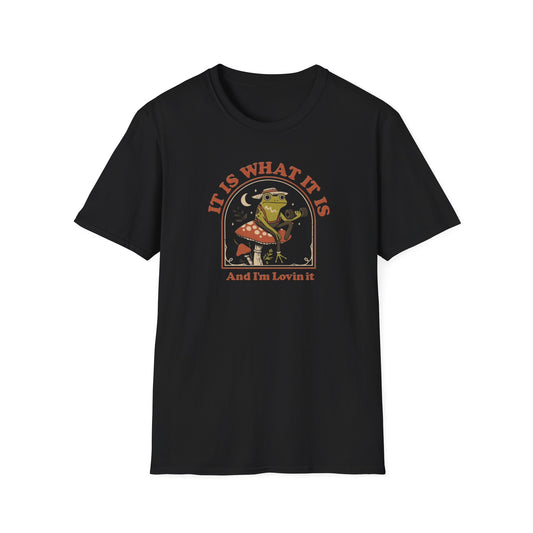 Funny Frog And I'm Lovin It T-Shirt