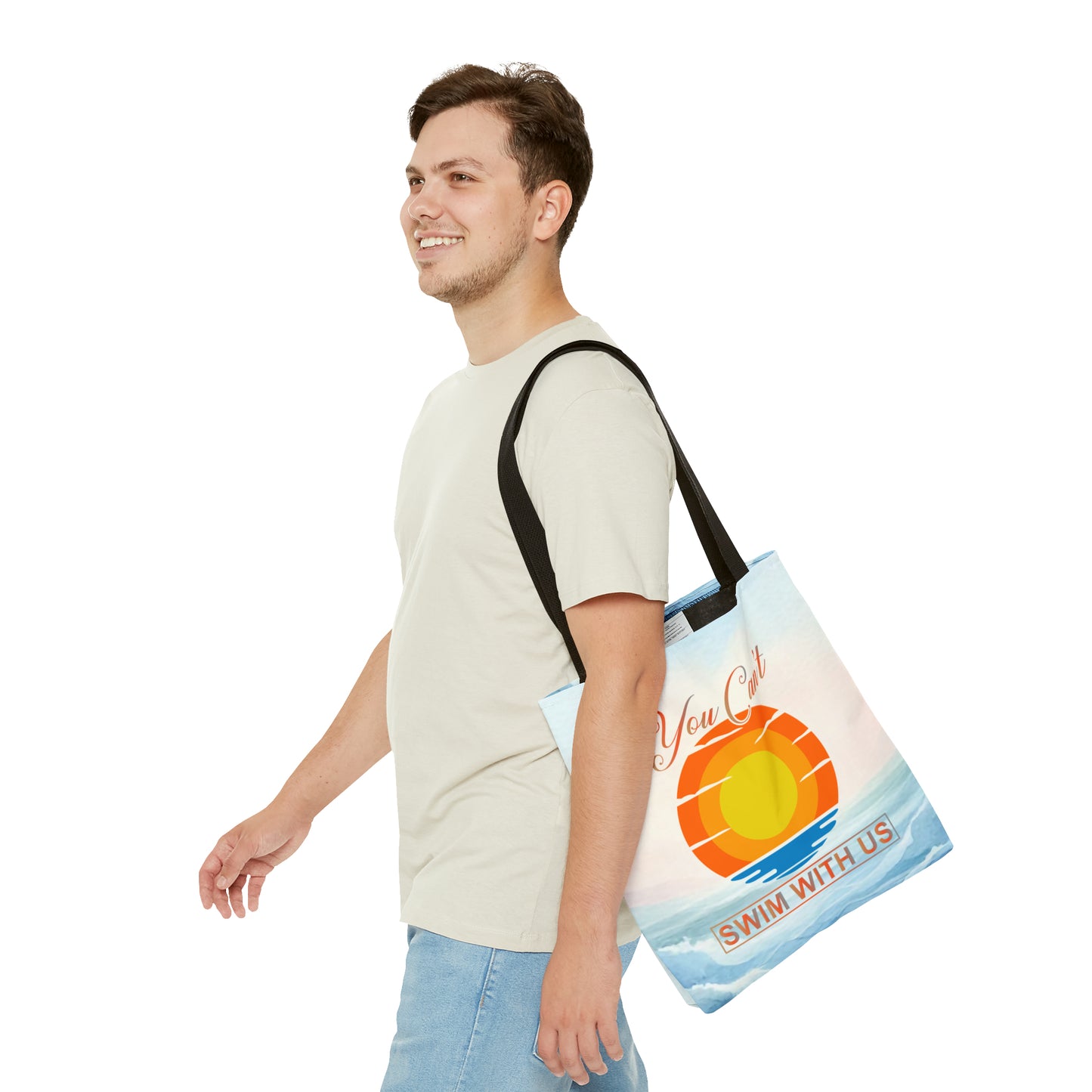Witty Swimming Tote Bag
