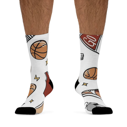 Basketball Go White Socks