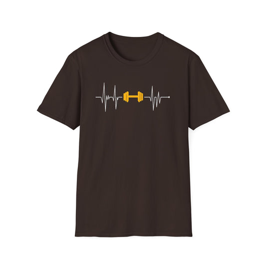 Fitness Barbell Heartbeat T-Shirt