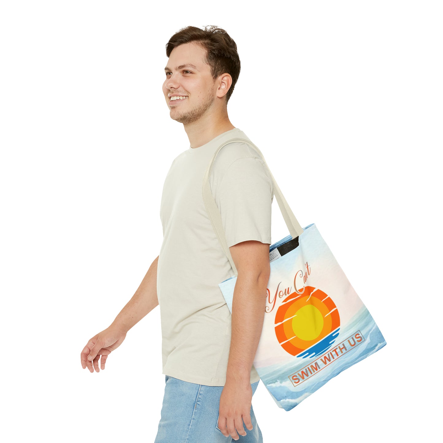 Witty Swimming Tote Bag