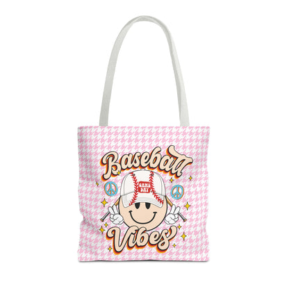 Cute Baseball Vibes Tote Bag