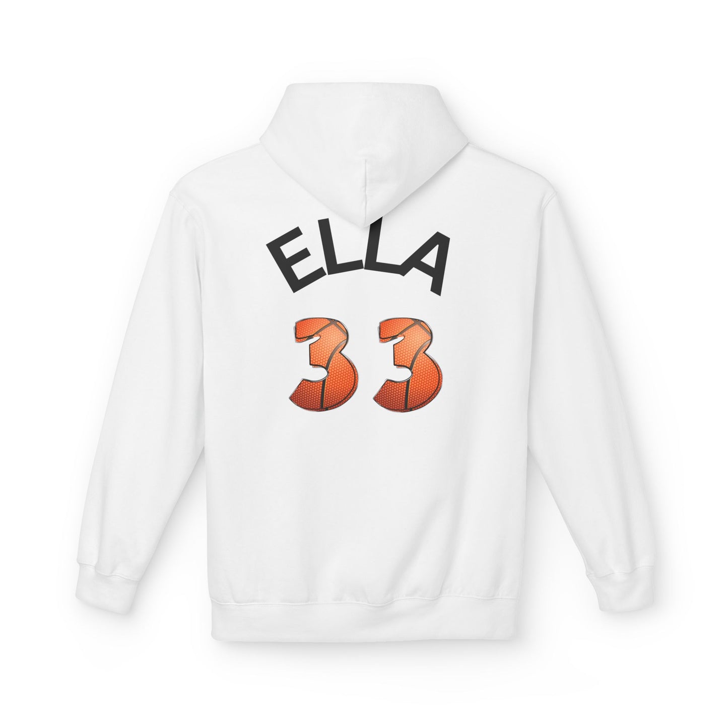 Personlised Name & Number Basketball mama Ribbon Hoodie