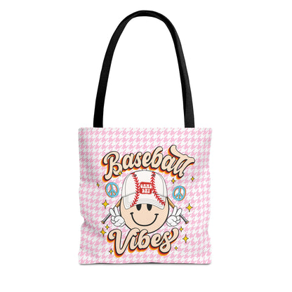 Cute Baseball Vibes Tote Bag