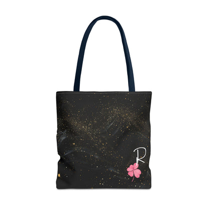 Custom Initial Clover Tote Bag