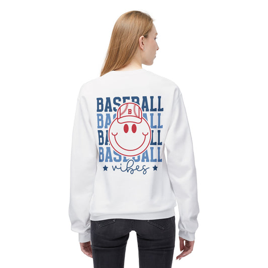 Baseball Smiley Vibes Sweatshirt