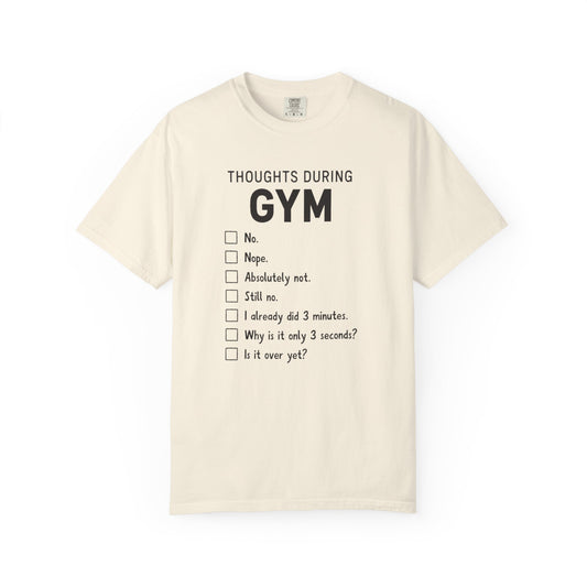 Gym Thoughts Vintage Wash T-Shirt