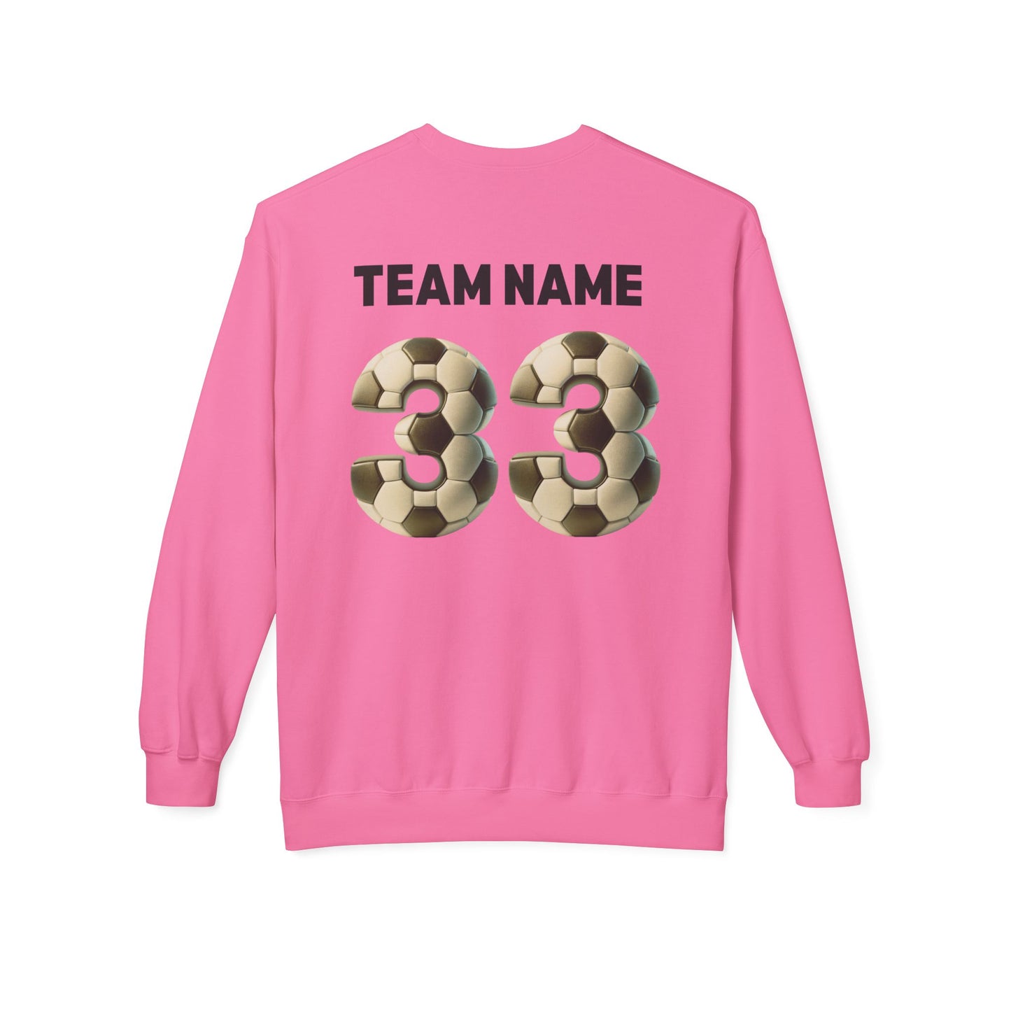 Personalised Your Name, Team Name & Number Sweatshirt