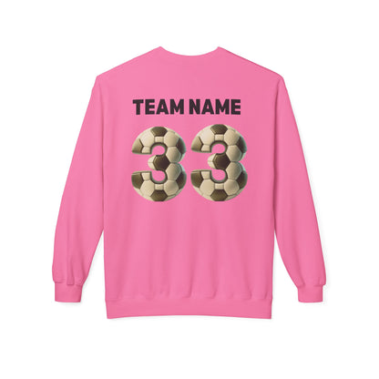 Personalised Your Name, Team Name & Number Sweatshirt