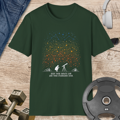 Stargazing, Squat Low T‑Shirt