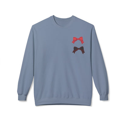 Personlised Name and Number Baseball Ribbon Sweatshirt