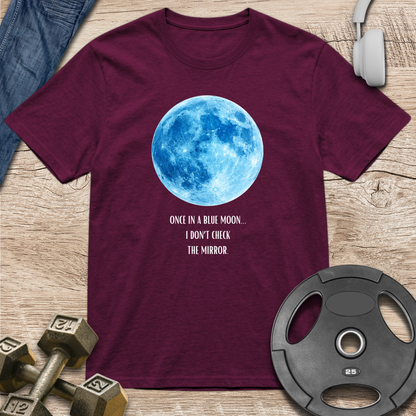 Blue Moon, mirror check T-Shirt