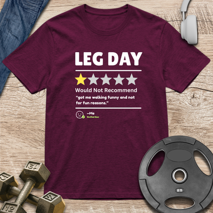 Leg Day Rating T-Shirt