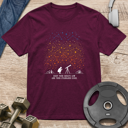 Stargazing, Squat Low T‑Shirt