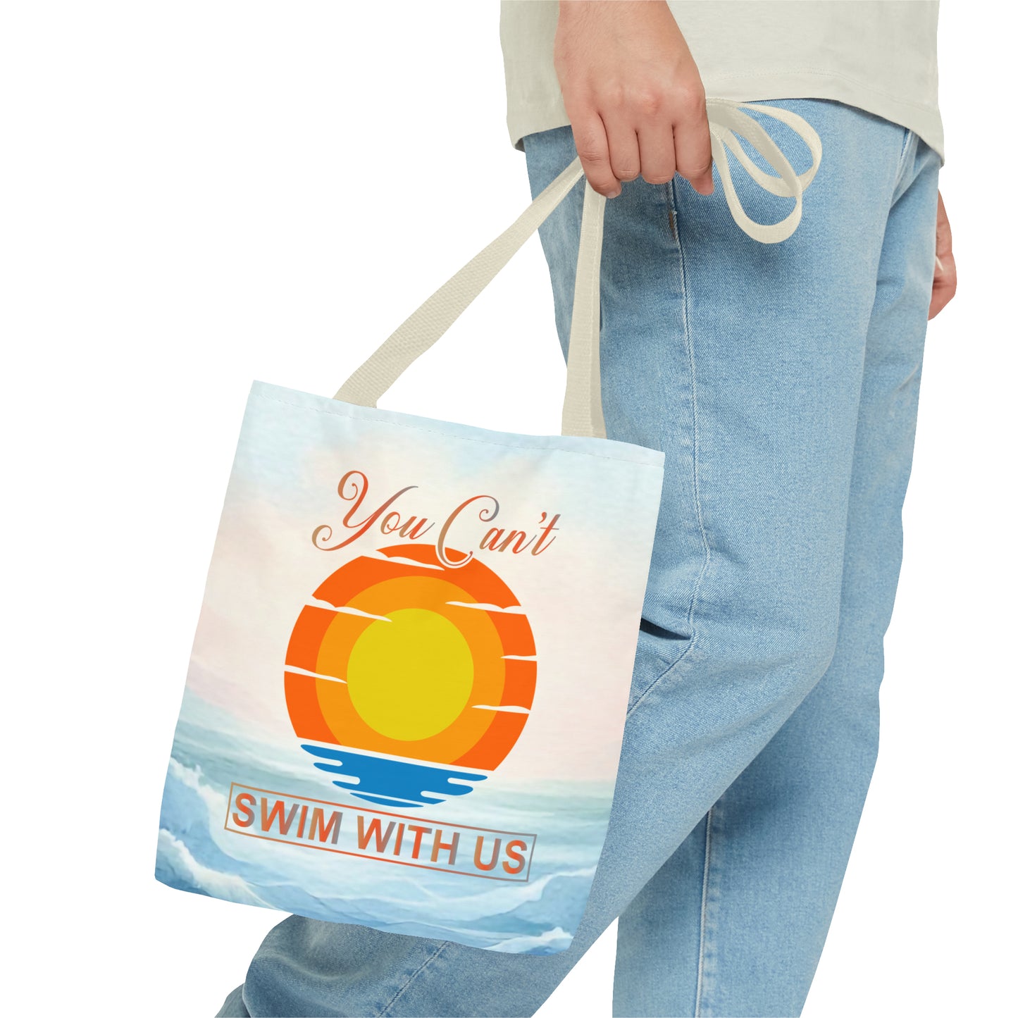 Witty Swimming Tote Bag