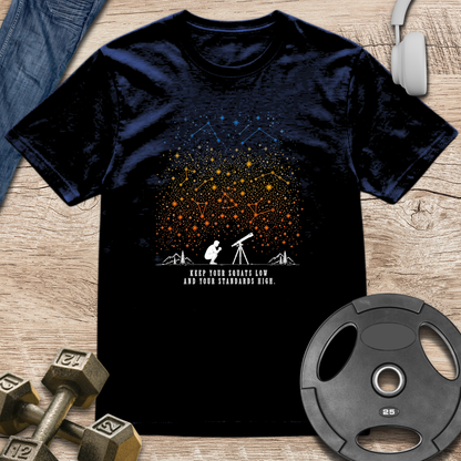 Stargazing, Squat Low T‑Shirt