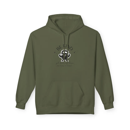Be Kind Funny Kettlebell Hoodie