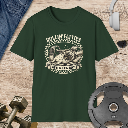 Pug Weightlifting T-Shirt