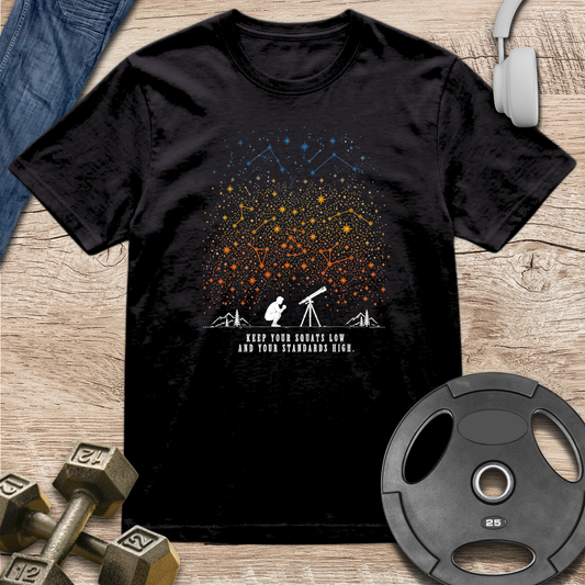 Stargazing, Squat Low T‑Shirt