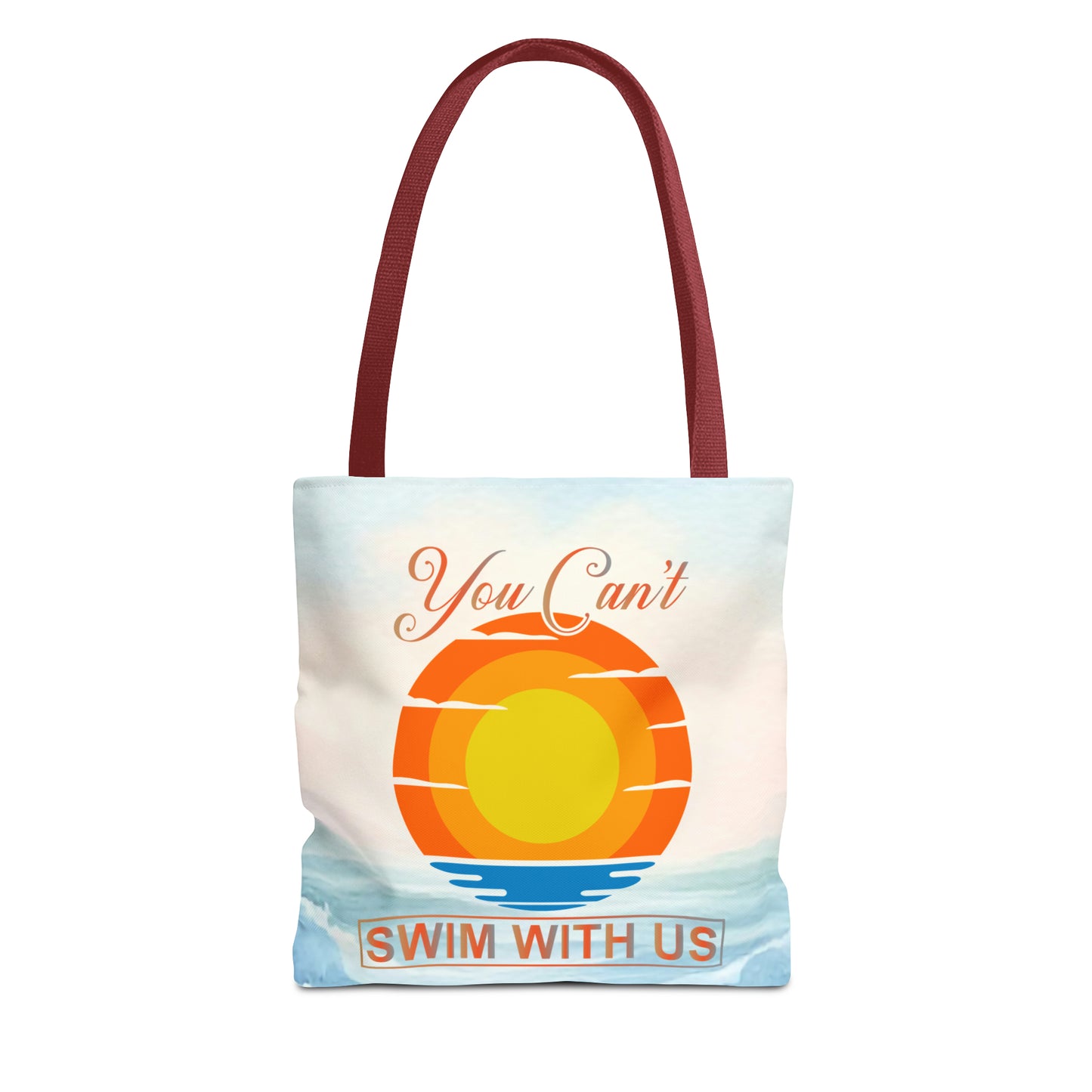 Witty Swimming Tote Bag