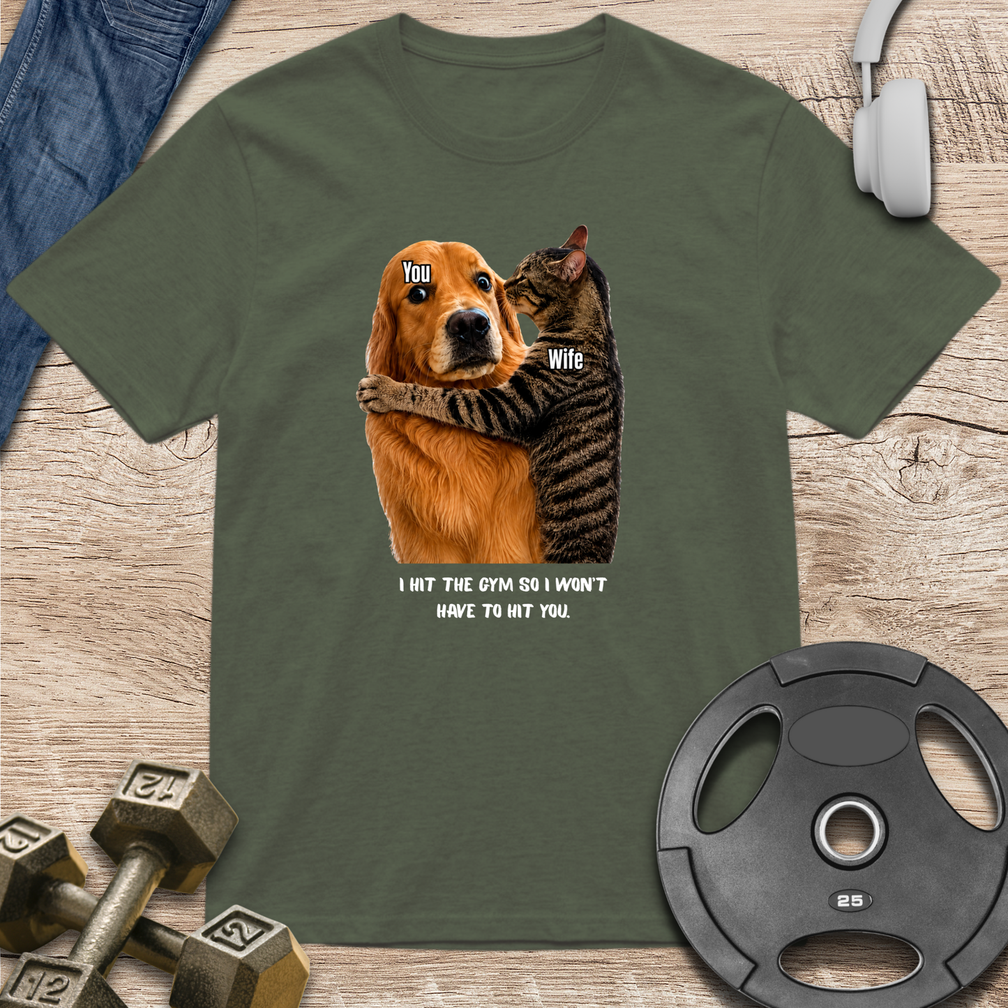 Gym Marriage Humor T-Shirt