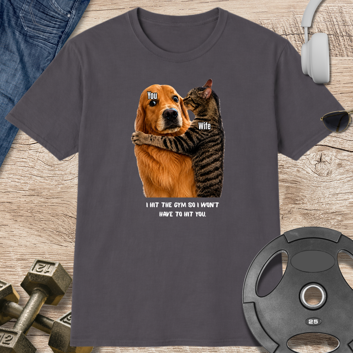 Gym Marriage Humor T-Shirt
