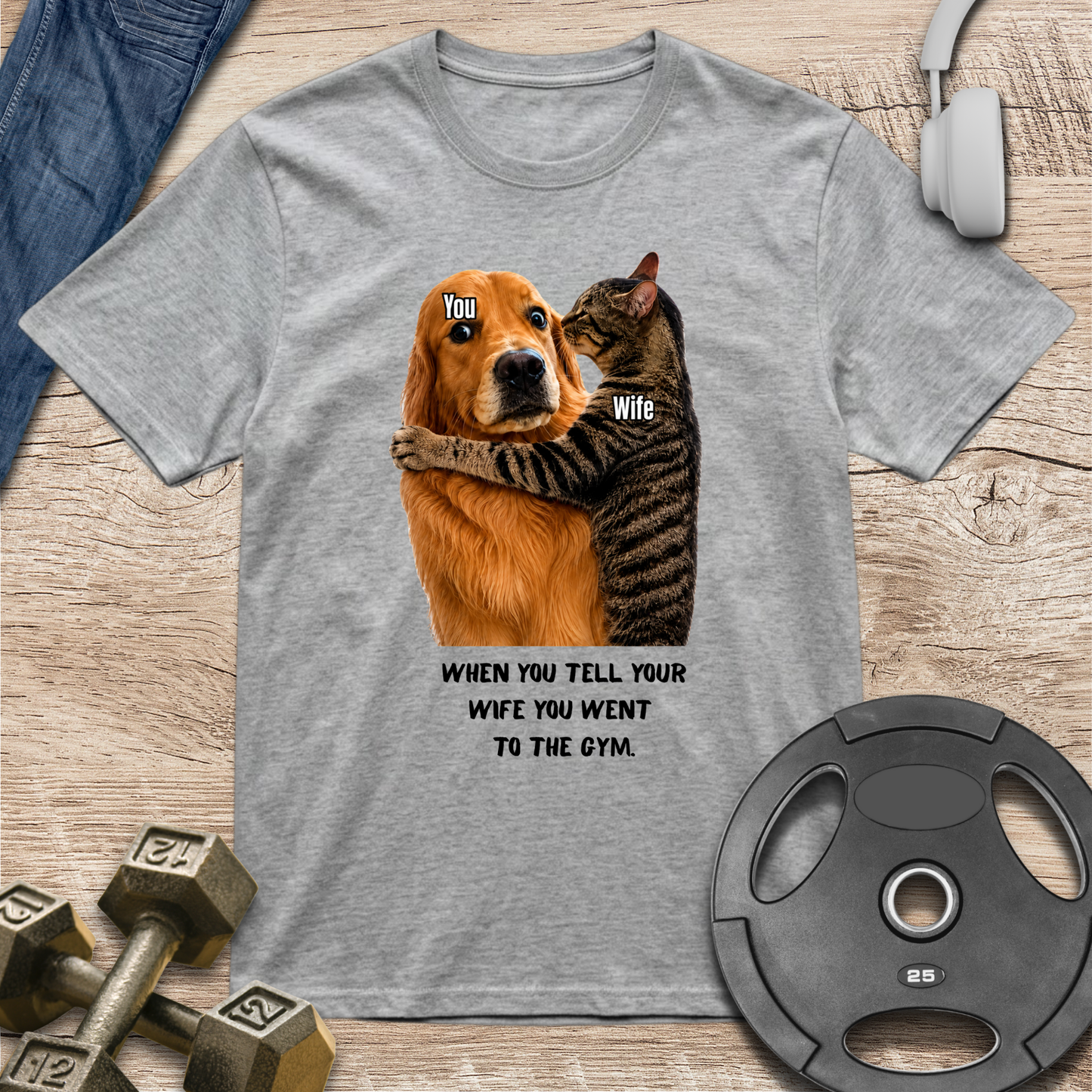 Husband Wife Reality Check T-Shirt
