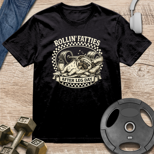 Pug Weightlifting T-Shirt