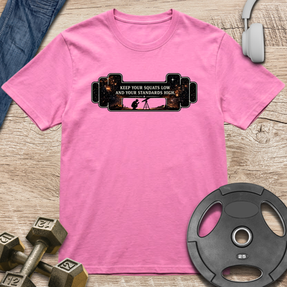 Keep your squat low Barbell T-Shirt