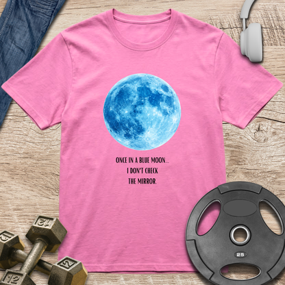 Blue Moon, mirror check T-Shirt