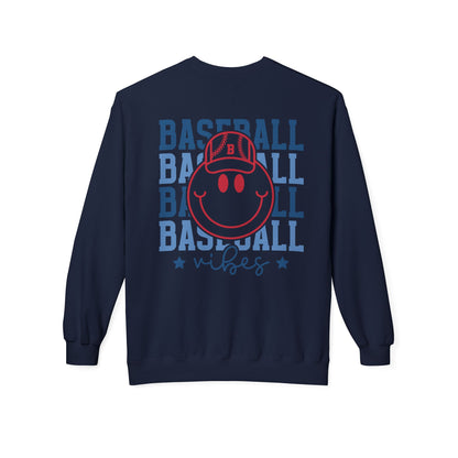 Baseball Smiley Vibes Sweatshirt