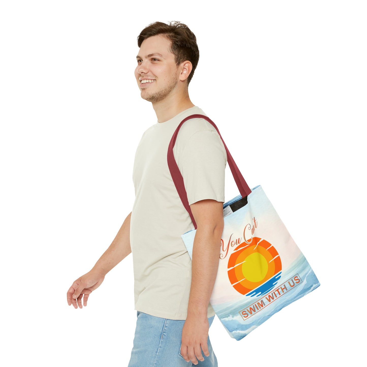 Witty Swimming Tote Bag