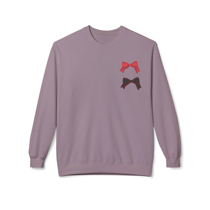 Personlised Name and Number Baseball Ribbon Sweatshirt