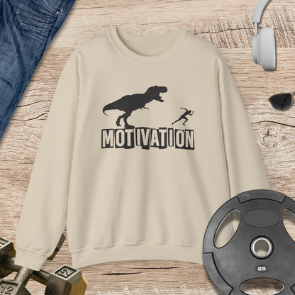 Motivation Dinosaur Sweatshirt