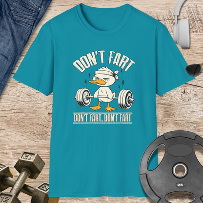 Don't Fart Duck Weightlifting T-Shirt