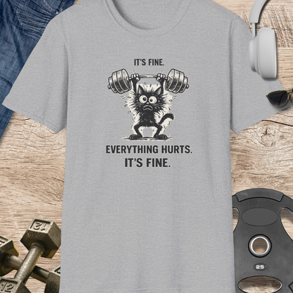 It's Fine Cat T‑Shirt