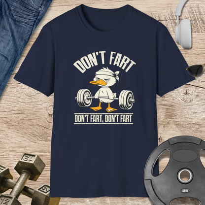 Don't Fart Duck Weightlifting T-Shirt