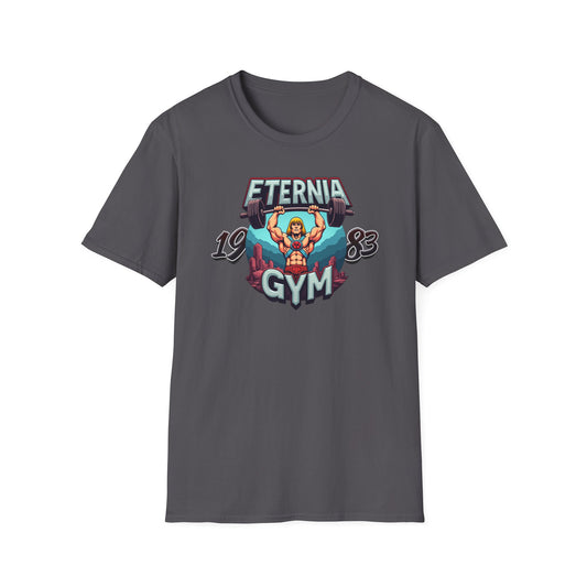 Masters of The Universe TV Series 1983 He Man Eternia Gym T-Shirt