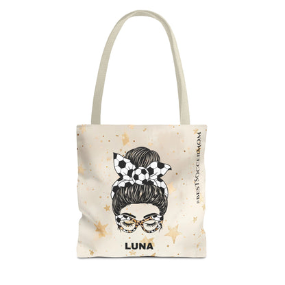 Personalized Funny Best Soccer Mom Tote Bag