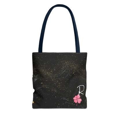 Custom Initial Clover Tote Bag