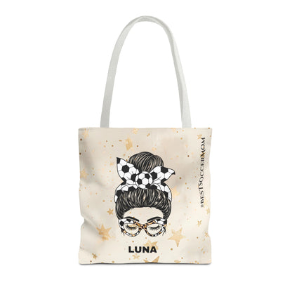 Personalized Funny Best Soccer Mom Tote Bag