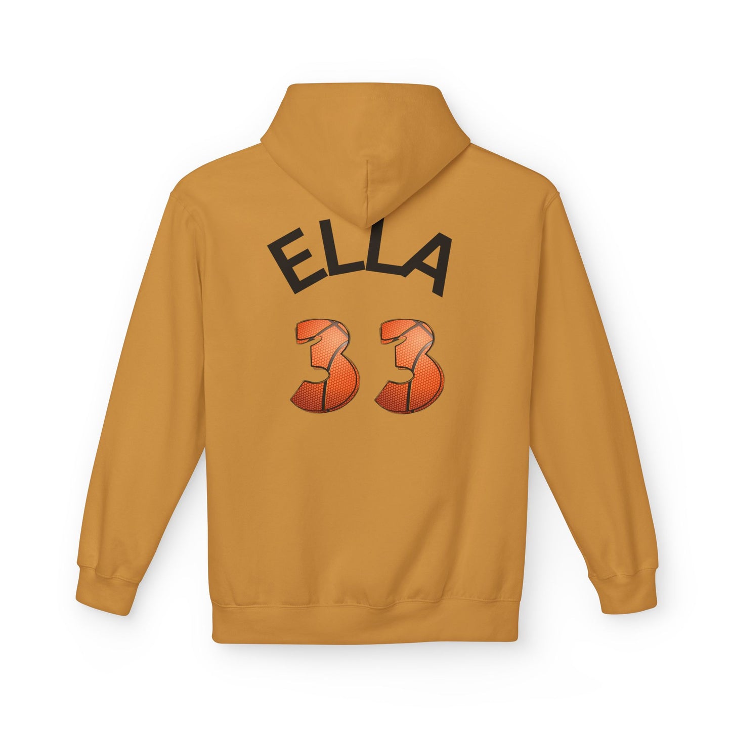 Personlised Name & Number Basketball mama Ribbon Hoodie